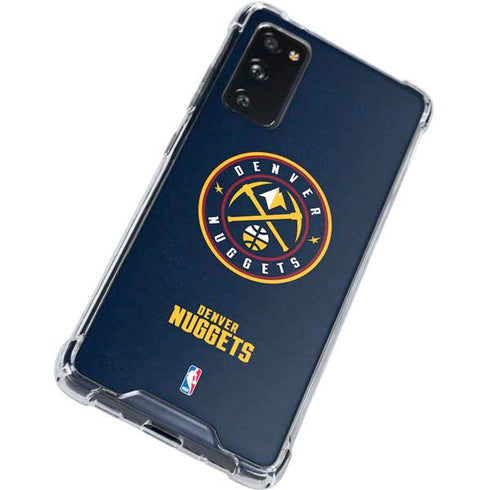 NBA Denver Nuggets Distressed Galaxy S20 FE Clear Case